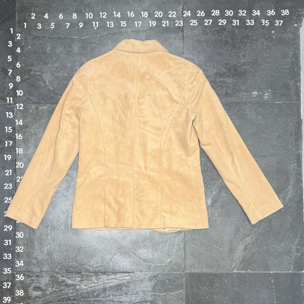 Vertigo Paris Women's Faux Suede Button-Front Safari Jacket, Size S - Picture 2 of 3